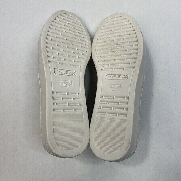 The Flexx Women's Slip On Snake Leather Sneakers Size US 7 Sneak Name Roccia - Picture 9 of 10